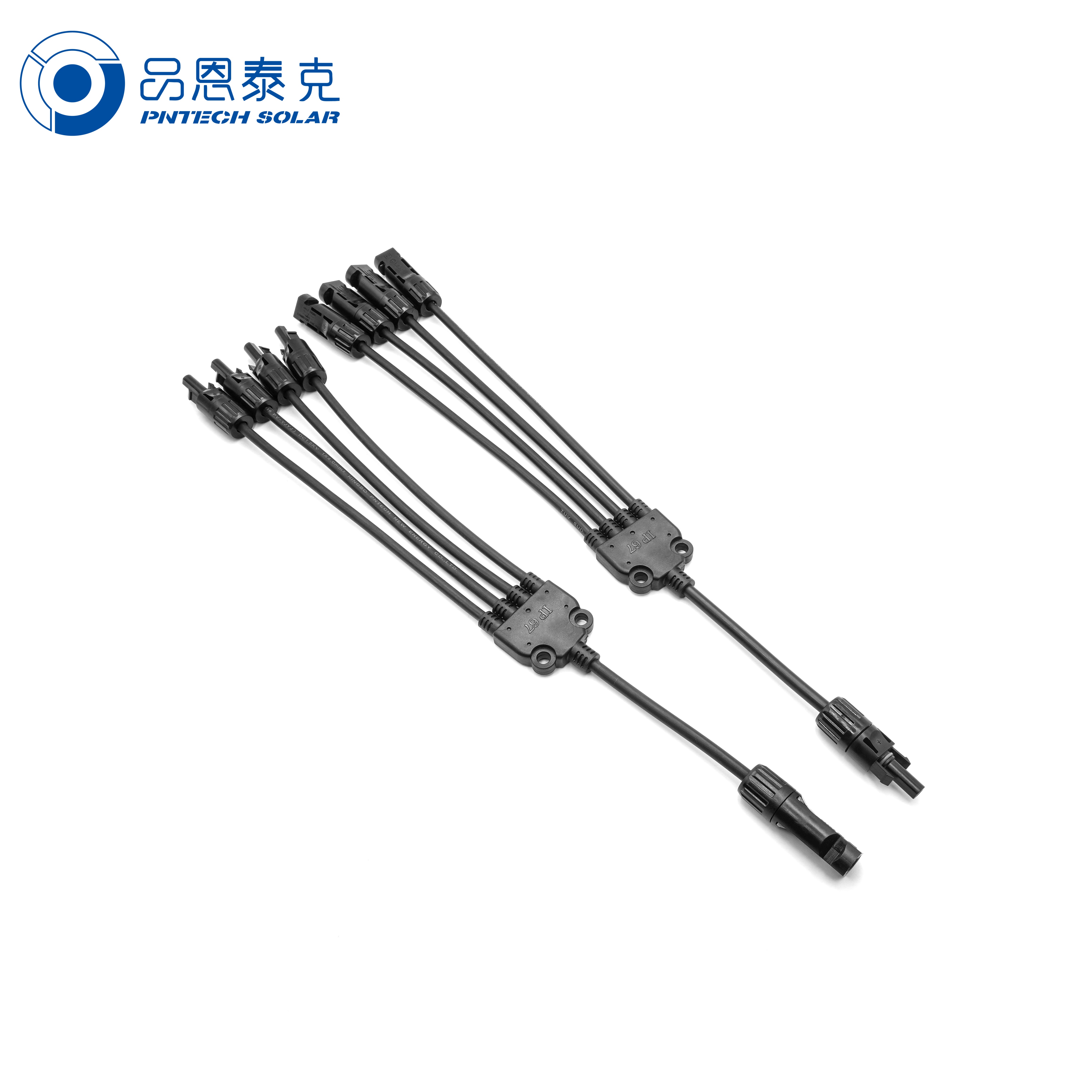PV004-4T1 四汇一Y型光伏连接器